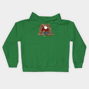 Lumberjack Santa Kids Hoodie